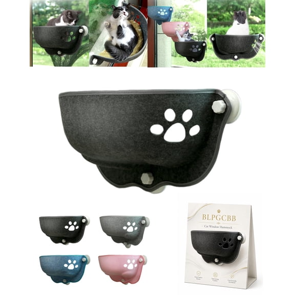 Cat Window Perch, Cat Window Hammock, Wall Mounted Cat Bed