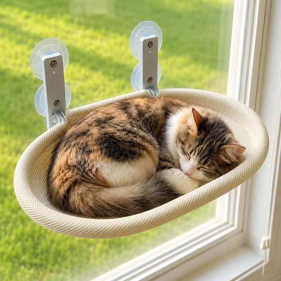 Cat Window Perch Narrow Windows Foldable Breathable Hammock Bed
