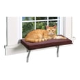 thumbnail image 1 of Cat Window Perch - Sunny Kitty Window Sill Shelf with Fleece Cushion, 1 of 9
