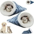 Cat Winter Sleeping Bag, Cat Sleeping Bag,Bedsure Calming Cat Beds for