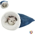 Cat Winter Sleeping Bag, Cat Sleeping Bag, Cat Bed Cave, Soft Plush