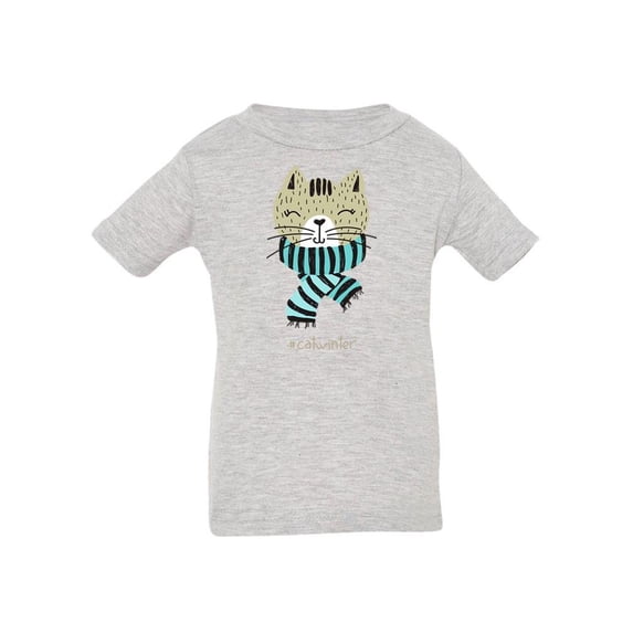 Cat Winter T-Shirt Infant -Image by Shutterstock, 6 Months