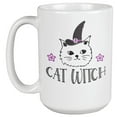 thumbnail image 1 of Cat Witch Coffee & Tea Mug For Cat Lover, Fur Parent & Halloween (15oz), 1 of 3