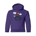thumbnail image 1 of Cat With Bicycle Hoodie Juniors -Image by Shutterstock,  x-Large, 1 of 4
