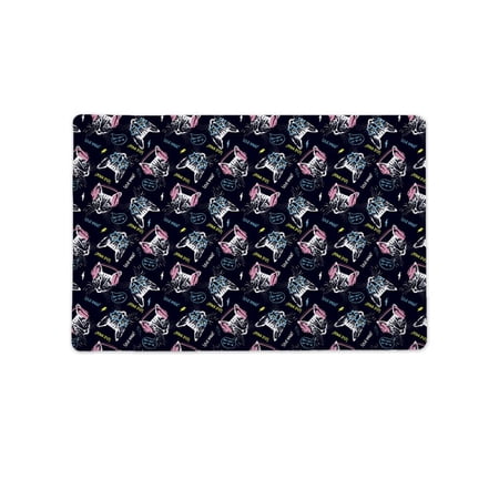 Cat With Headphones Mat Rectangle -Image by Shutterstock,