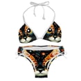 thumbnail image 1 of Cat Women's Swimsuit Bikini Set, Detachable Sponge, Adjustable Strap, Two-Pack, Beach & Pool Ready, 1 of 6