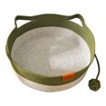thumbnail image 1 of Cat Woven Cat Bed Rope Weaving Pet Handwoven Breathable Durable Natural Rattan Cats Sleeping With Toy Tail For Small&Large Cat & Dog Camera Pet Feeder for outside Pole Mount Pet Feeders for Outdoors, 1 of 5
