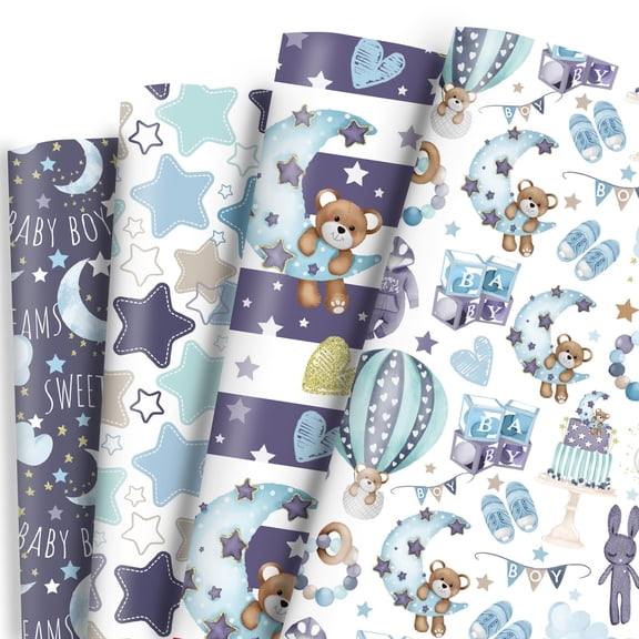 Cat Wrapping Paper Roll Funny Kawaii Cat Japanese Gift Wrap Sheets for Girls Boys Women Pet Lovers Birthday Holiday Baby Shower - Total 28.5sq.ft