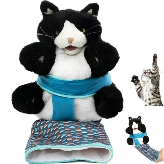Cat Wrestling Toy Puppet with Arm Sleeve, Fun Interactive for Cats Safe Play