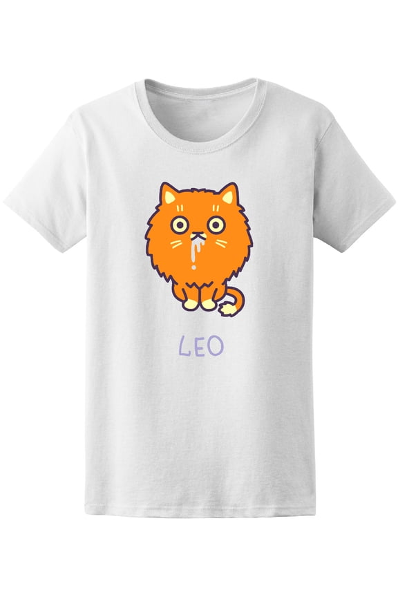 Cat Zodiac Astrology Sign Leo
 Women T-Shirt - Image by Shutterstock, Female x-Large