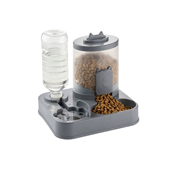 Cat and Dog Bowl Feeder with Non Base and Adjustable Elevated Stand for Indoor Use