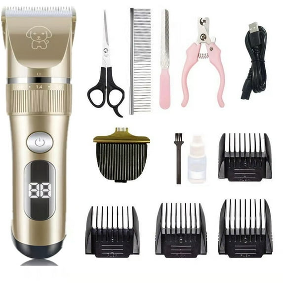 Cat and Dog Lady Shaver Electric Pet Hair Cutter LCD Screen Multi-Function Electric Hair Clipper
