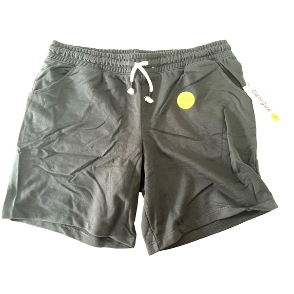 Cat & Jack Boys Pull-On Shorts Above The Knee' Short Black XXL (18)