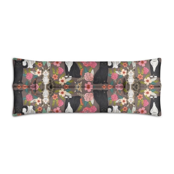 Cat and Moon Artwork Seatbelt Pillow - Post-Surgery Mastectomy & Heart Surgery Recovery Cushion - Soft Car Travel Pad with Cartoon Cat