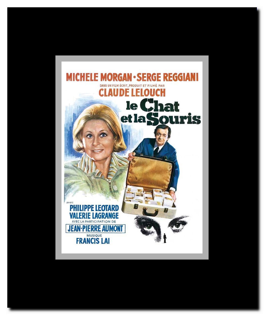 Cat and Mouse Framed Movie Poster