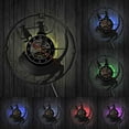thumbnail image 1 of Cat and Mouse Game Home Decor Wall Clock Kitty and Mice Nursery Kid Room Wall Decor Vintage Black Vinyl LP Record Wall Clock, 1 of 8