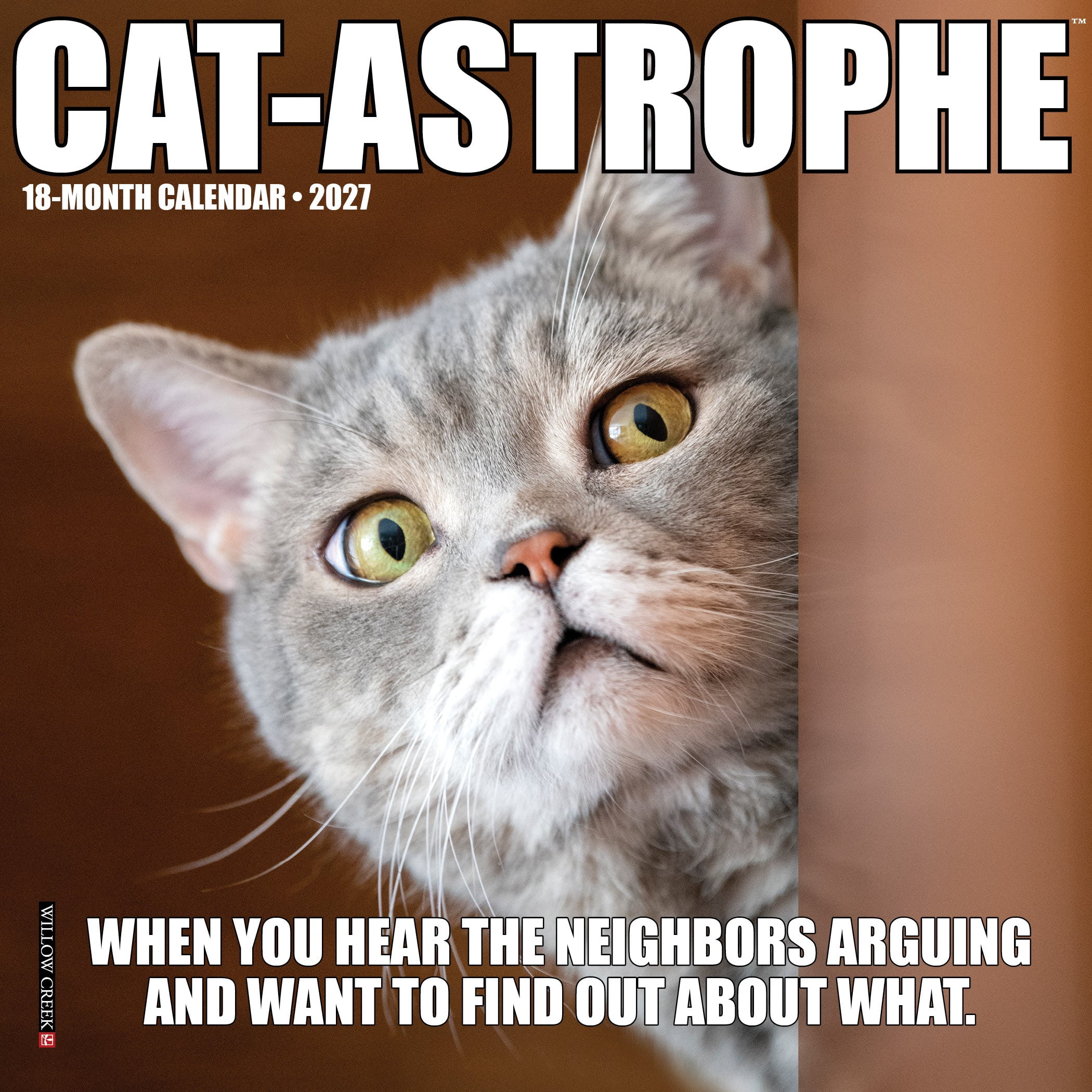 Willow Creek Press, Cat-astrophe 2027 Mini Wall Calendar