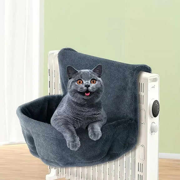 Pettrek Rover Black Cat Hammock, Indoor Cat Beds, Pet Beds for Small Dogs, Washable, Easy to Install