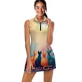 thumbnail image 1 of Cat family in spring Sports Dresses Women Tennis Dress Outdoor Badminton Golf Quick-Drying And Breathable Sports Dress, 1 of 4