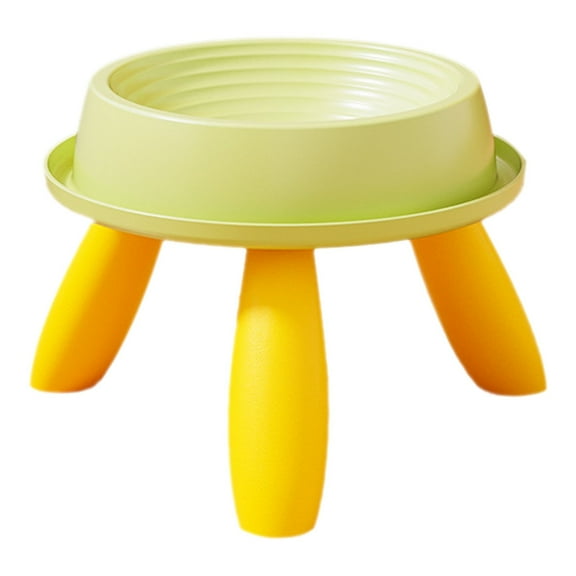 Cat food stand Cat Feeding Table Cat Dishes Elevated High Cat Bowl Anti Vomit Pet Feeder Raised Dish For Puppy Daily Use Feeding Veterinary Recommended elevated cat feeding station(Green,5.51x1.57")