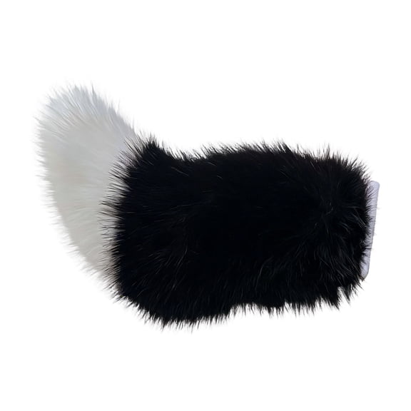 Cat for Student Faux Fluffy Tail Accessory for Halloween All Ages Dress Up Costumes Great for Parties, 12 Inch