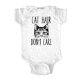 thumbnail image 1 of Cat hair don't care (design4) - wallsparks cute & funny Brand - baby one piece bodysuit - Great baby shower gift!, 1 of 3