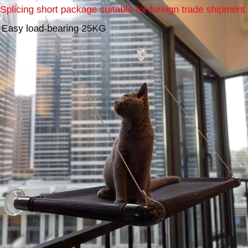 Cat hammock cat nest Cat climbing frame hanging hanging windowsill window with velvet cat hammock swing