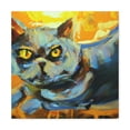 thumbnail image 1 of "Cat in Abstract Expressionism" - Canvas, 1 of 25