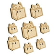 thumbnail image 1 of Cat in Box Wood Buttons for Crochet Knitting Sewing DIY Craft - 0.75 Inch Small (12pcs), 1 of 7