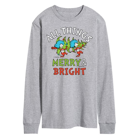 Cat in the Hat - All Things Merry And Bright - Men's Long Sleeve T-Shirt