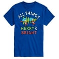 thumbnail image 1 of Cat in the Hat - All Things Merry And Bright - Men's Short Sleeve Graphic T-Shirt, 1 of 5