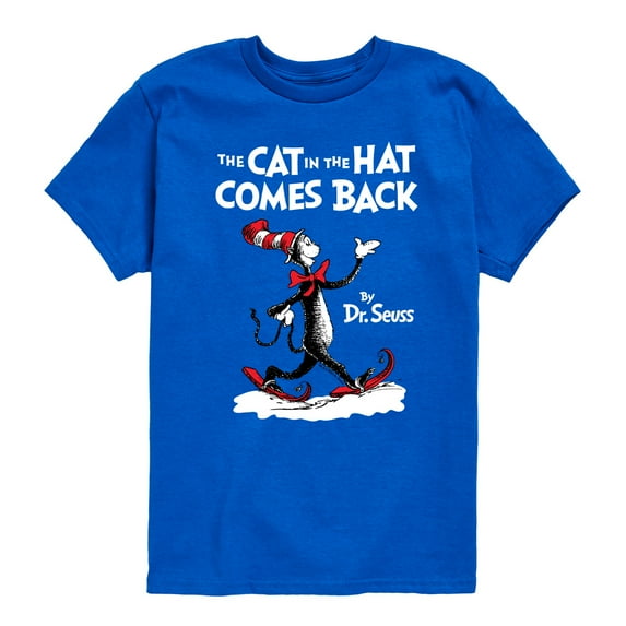 The Cat in the Hat - Book Cover - Toddler & Youth Short Sleeve Graphic T-Shirt