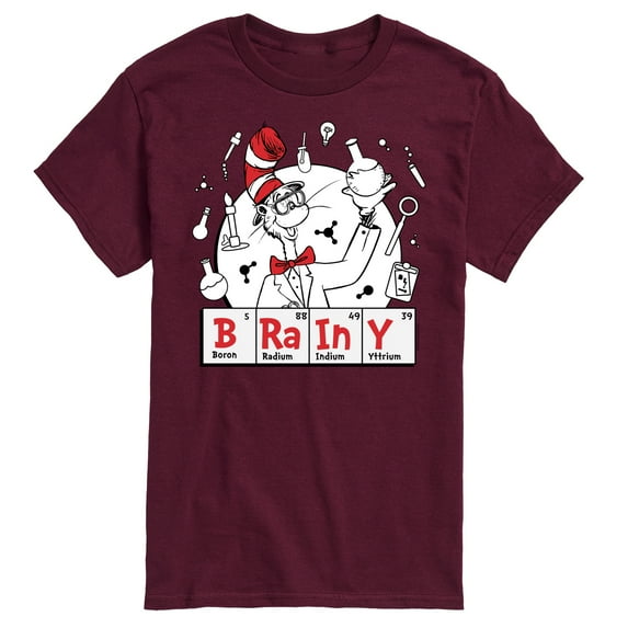 The Cat in the Hat - Brainy - Men's Short Sleeve Graphic T-Shirt