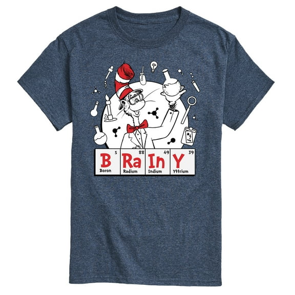 The Cat in the Hat - Brainy - Men's Short Sleeve Graphic T-Shirt
