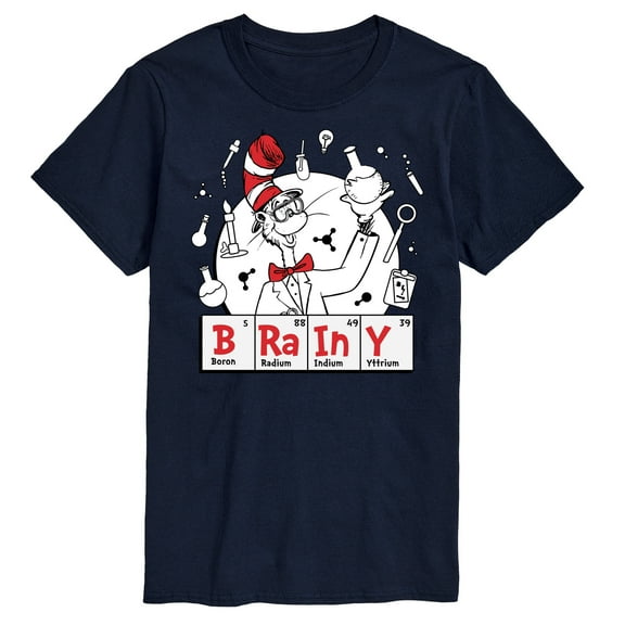The Cat in the Hat - Brainy - Men's Short Sleeve Graphic T-Shirt