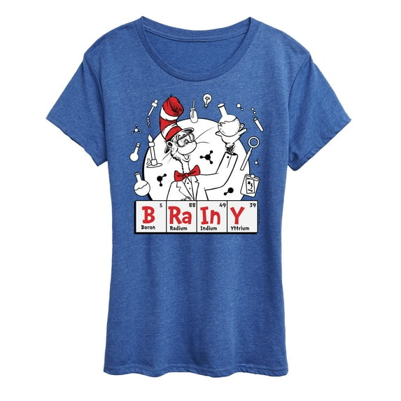 The Cat in the Hat - Brainy - Women's Short Sleeve Graphic T-Shirt