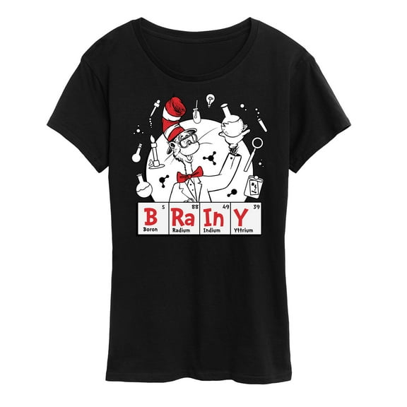 The Cat in the Hat - Brainy - Women's Short Sleeve Graphic T-Shirt