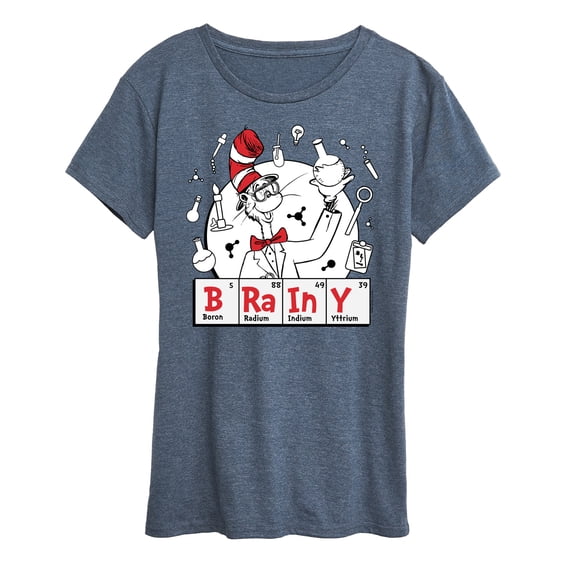 The Cat in the Hat - Brainy - Women's Short Sleeve Graphic T-Shirt
