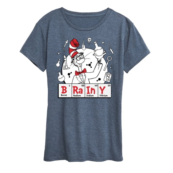 The Cat in the Hat - Brainy - Women's Short Sleeve Graphic T-Shirt