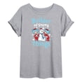thumbnail image 1 of The Cat in the Hat - Builder Of Snowy Things - Juniors Oversized Graphic T-Shirt, 1 of 5