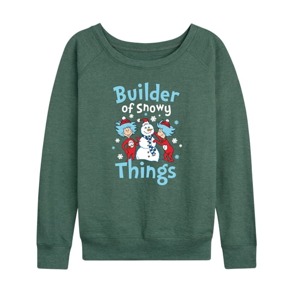 Cat in the Hat - Builder Of Snowy Things - Women's Raglan Graphic T-Shirt
