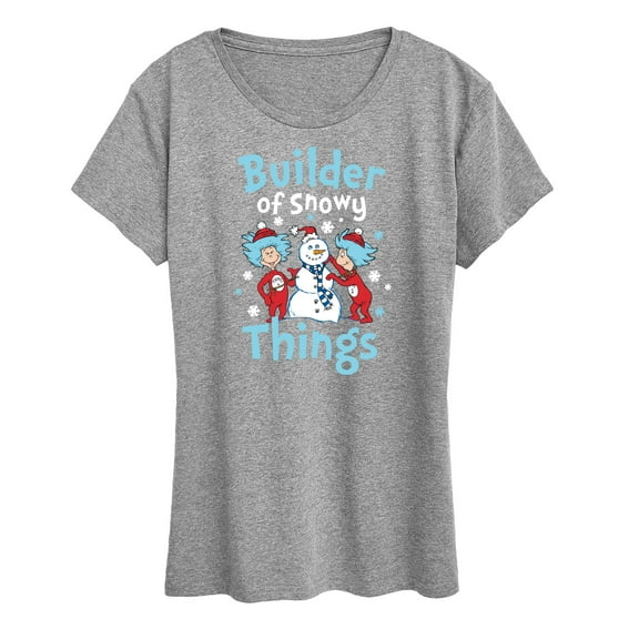 Cat in the Hat - Builder Of Snowy Things - Women's Short Sleeve Graphic T-Shirt
