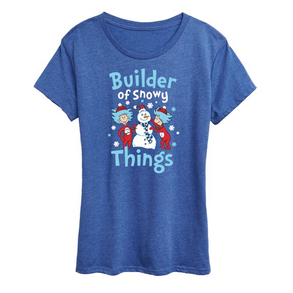 Cat in the Hat - Builder Of Snowy Things - Women's Short Sleeve Graphic T-Shirt