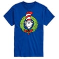 thumbnail image 1 of The Cat in the Hat - Cat Wreath - Men's Short Sleeve Graphic T-Shirt, 1 of 5