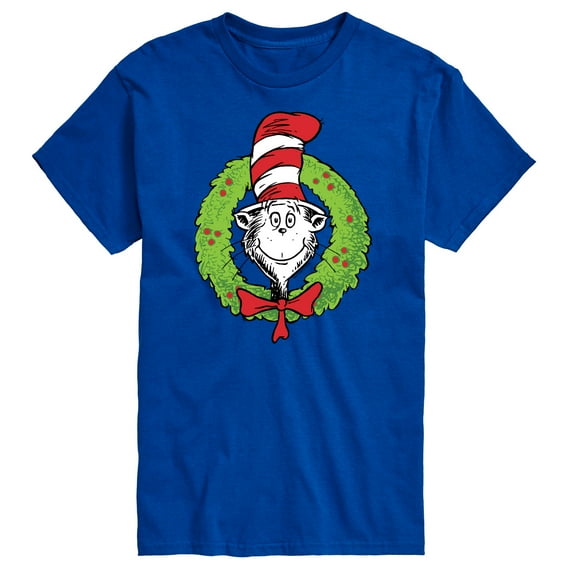 The Cat in the Hat - Cat Wreath - Men's Short Sleeve Graphic T-Shirt