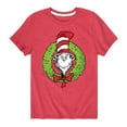thumbnail image 1 of The Cat in the Hat - Cat Wreath - Toddler And Youth Short Sleeve Graphic T-Shirt, 1 of 5
