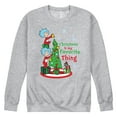 thumbnail image 1 of Cat in the Hat - Christmas Is A Family Thing - Men's Crew Neck Fleece Pullover, 1 of 6