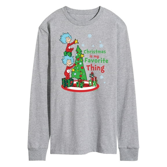 Cat in the Hat - Christmas Is A Family Thing - Men's Long Sleeve T-Shirt