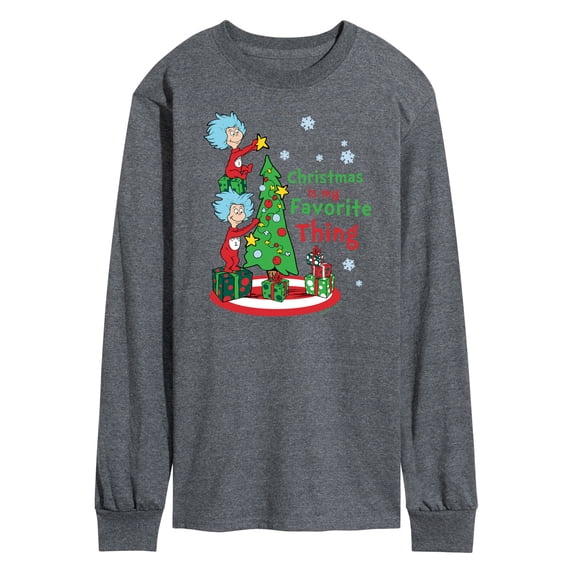 Cat in the Hat - Christmas Is A Family Thing - Men's Long Sleeve T-Shirt
