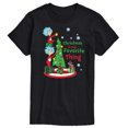 thumbnail image 1 of Cat in the Hat - Christmas Is A Family Thing - Men's Short Sleeve Graphic T-Shirt, 1 of 6